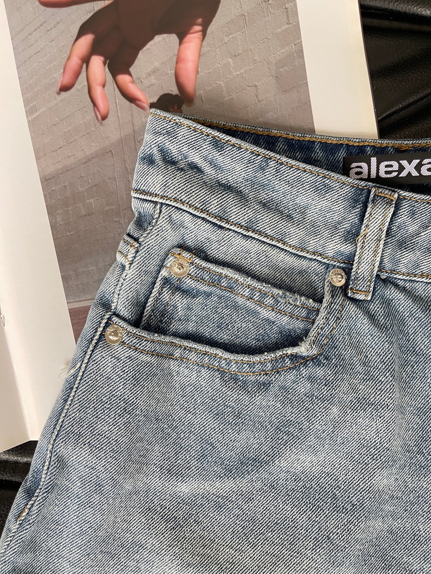 Denim shorts