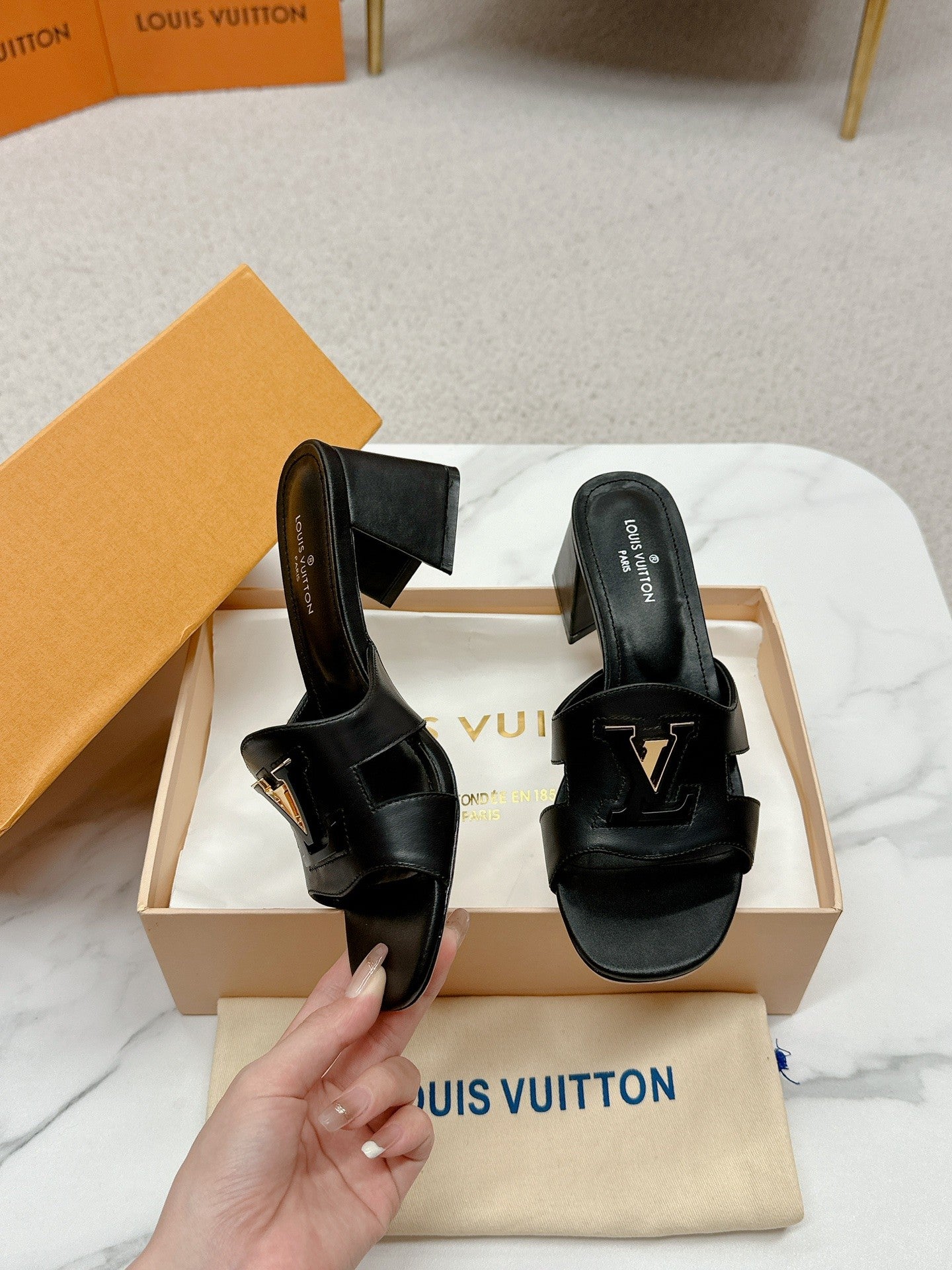 High Heel Slippers