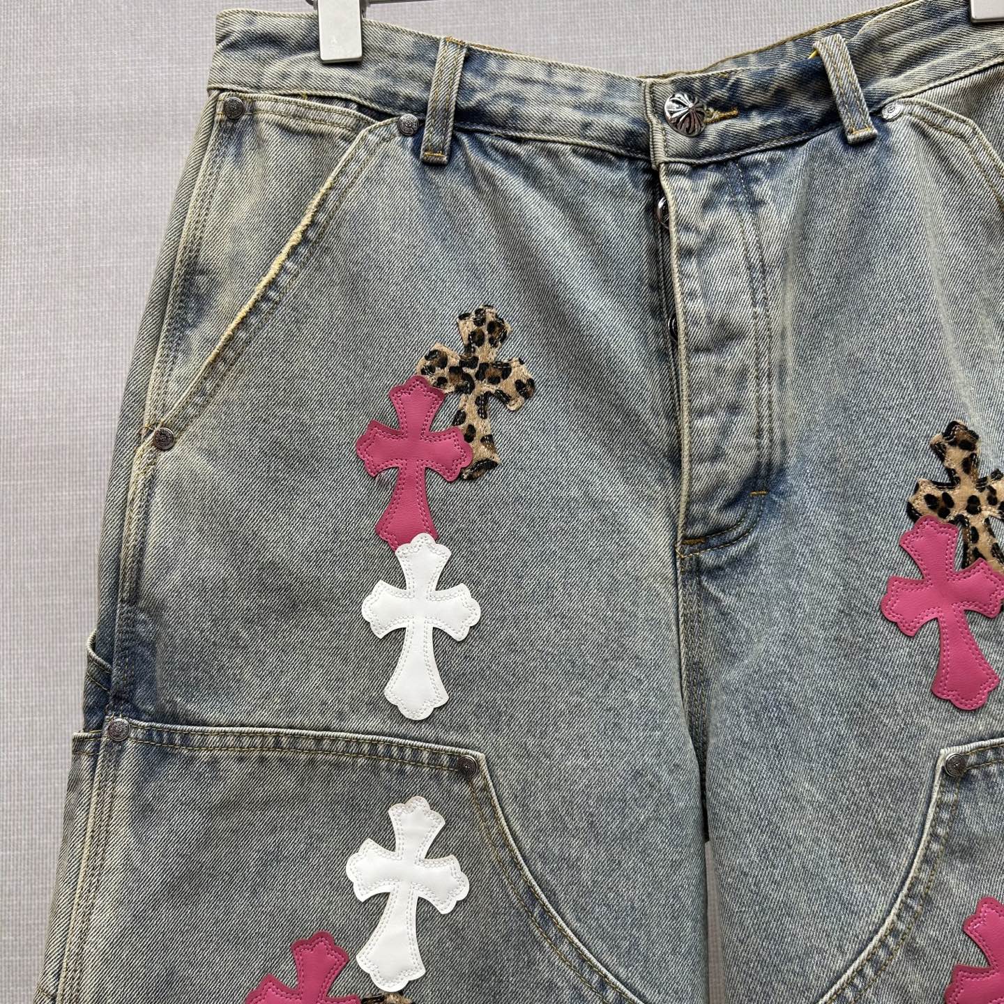 Denim shorts