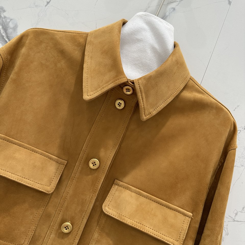 Leather Long Sleeve Shirt