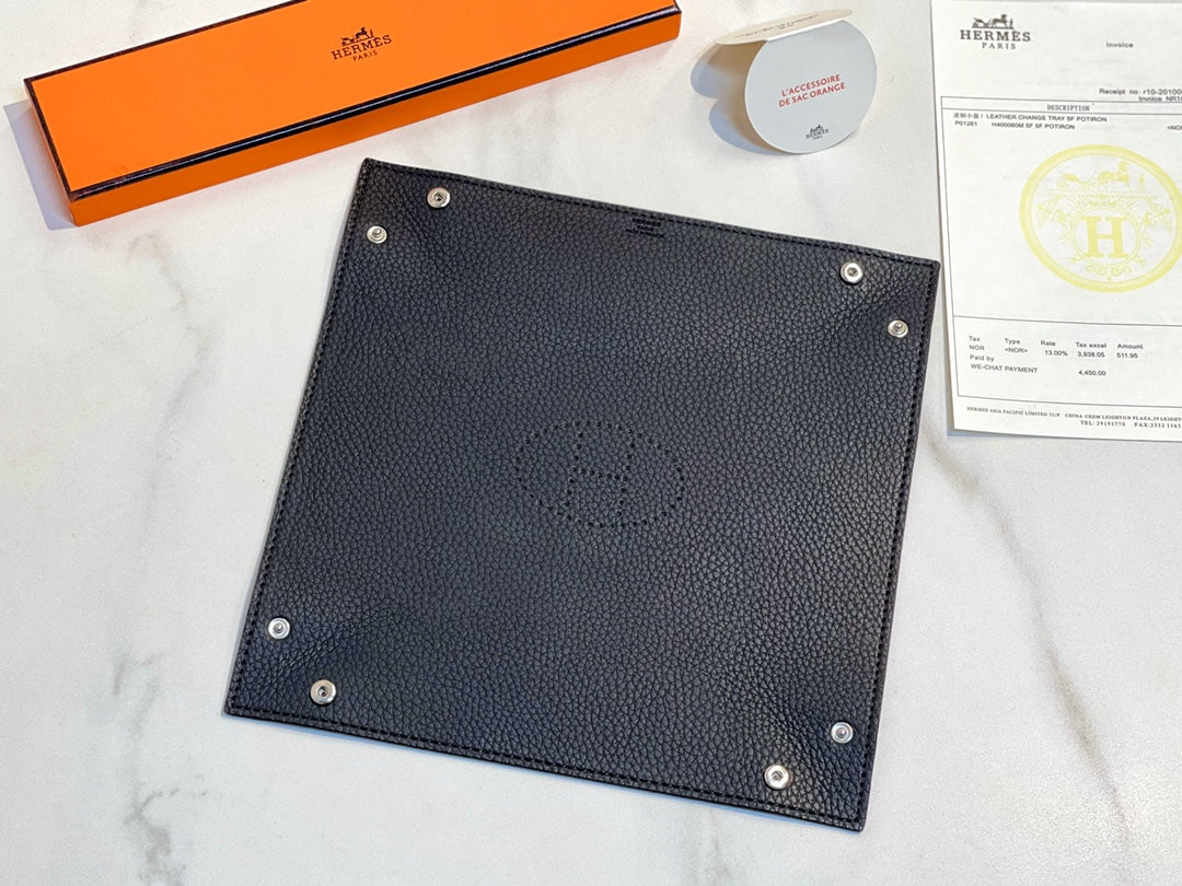 Premium Genuine Leather Valet Tray