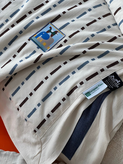 Animaux Blocks Silk Throw Blanket