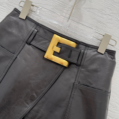 Leather Skirt