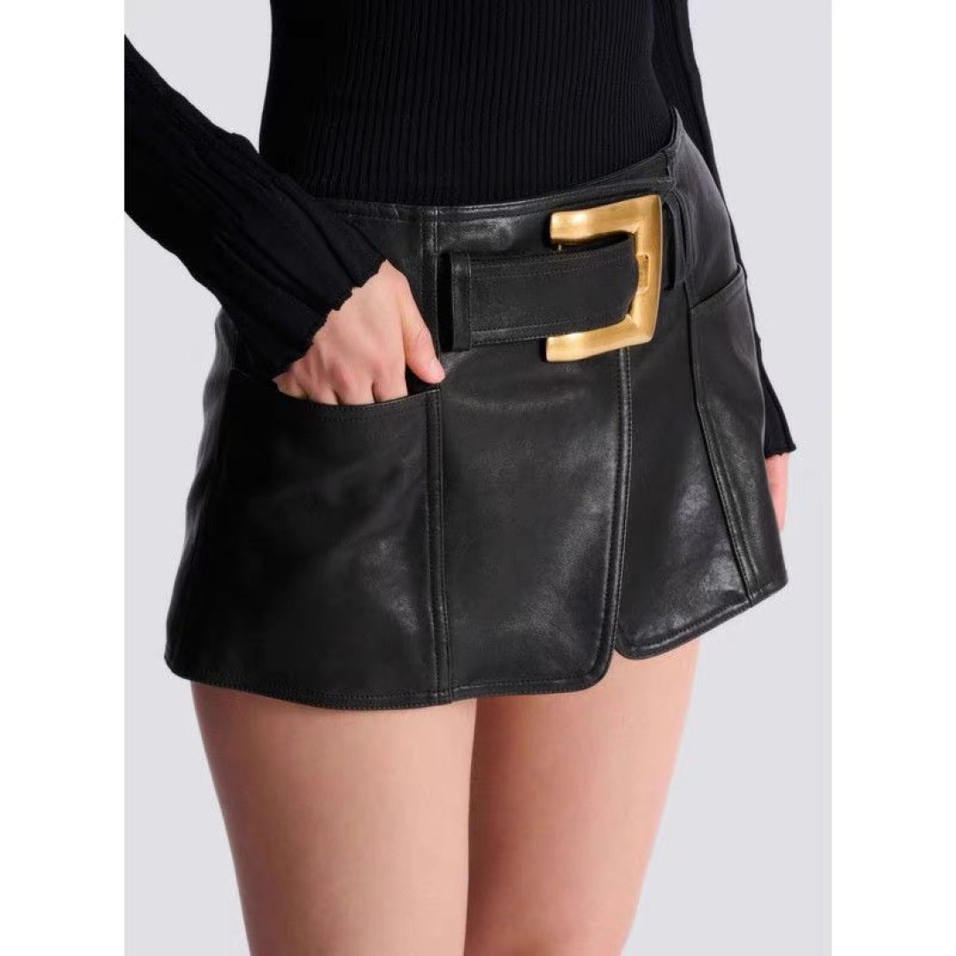 Leather Skirt