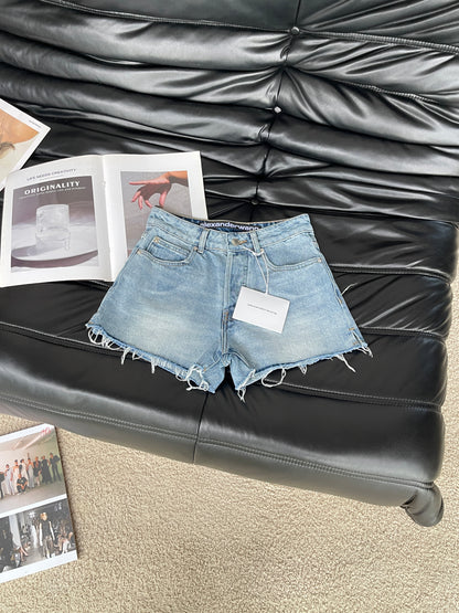 Denim shorts