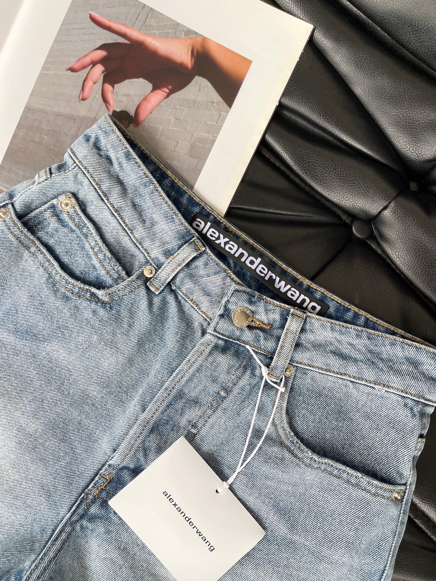 Denim shorts