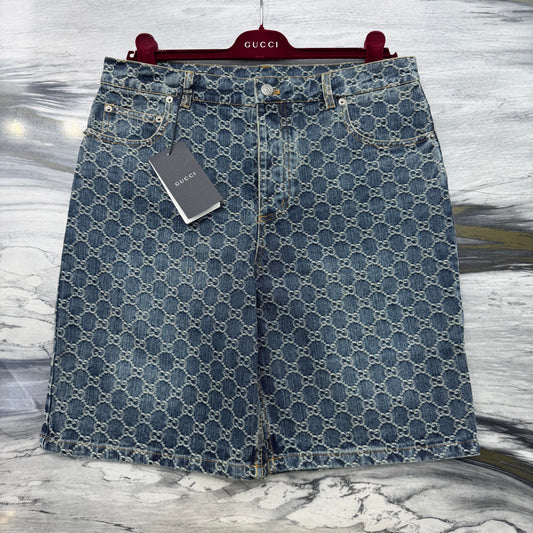 Denim shorts
