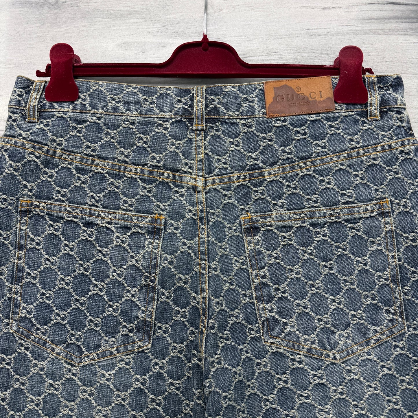 Denim shorts
