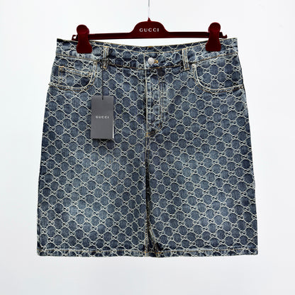 Denim shorts