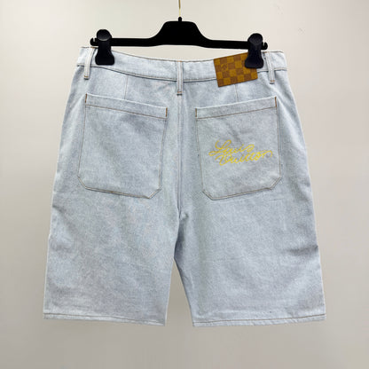 Denim shorts