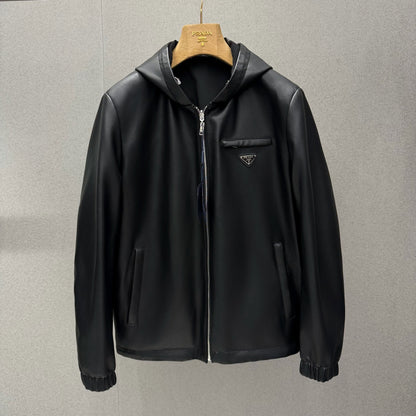 Reversible Leather Jacket