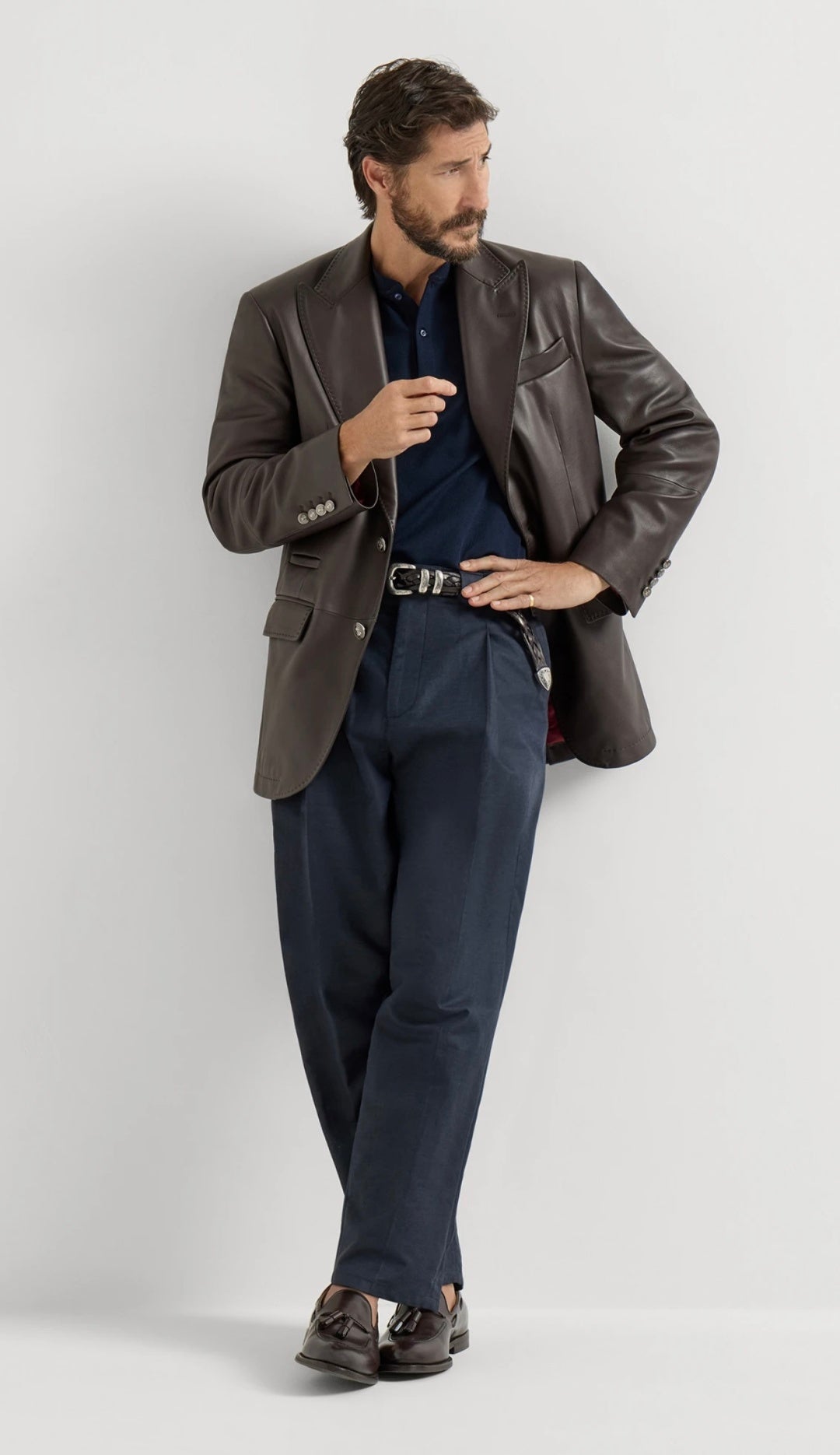 Leather Blazer