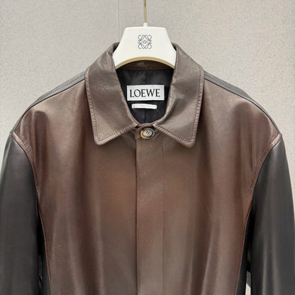 Long Leather Coat