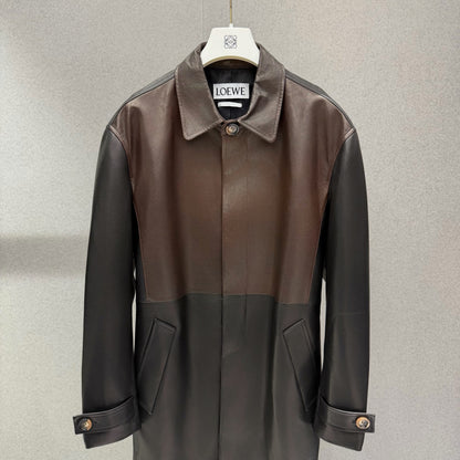 Long Leather Coat