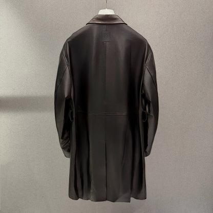 Long Leather Coat