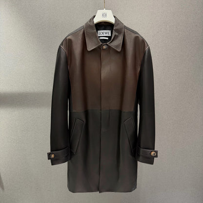 Long Leather Coat