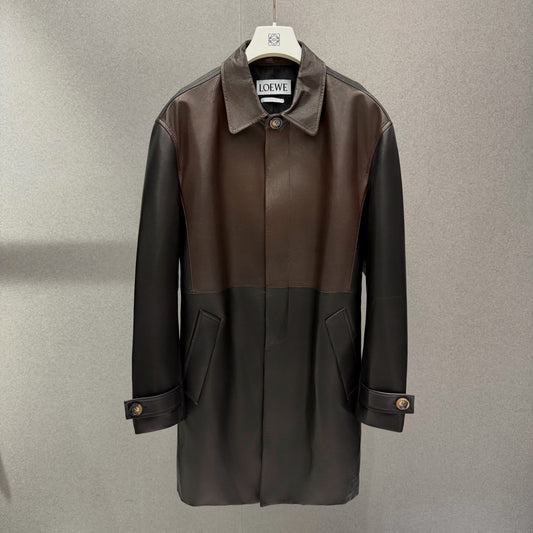 Long Leather Coat