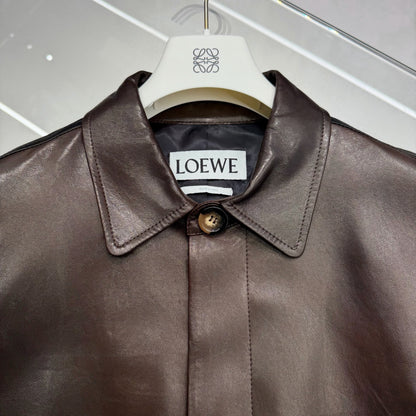 Long Leather Coat