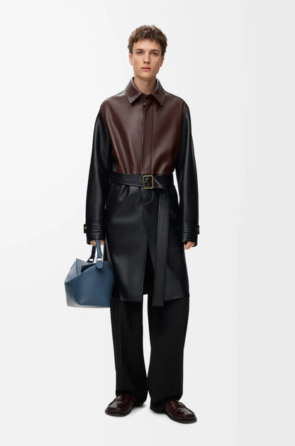 Long Leather Coat