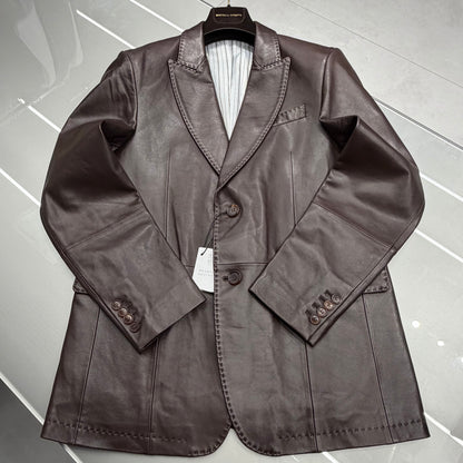 Leather Blazer