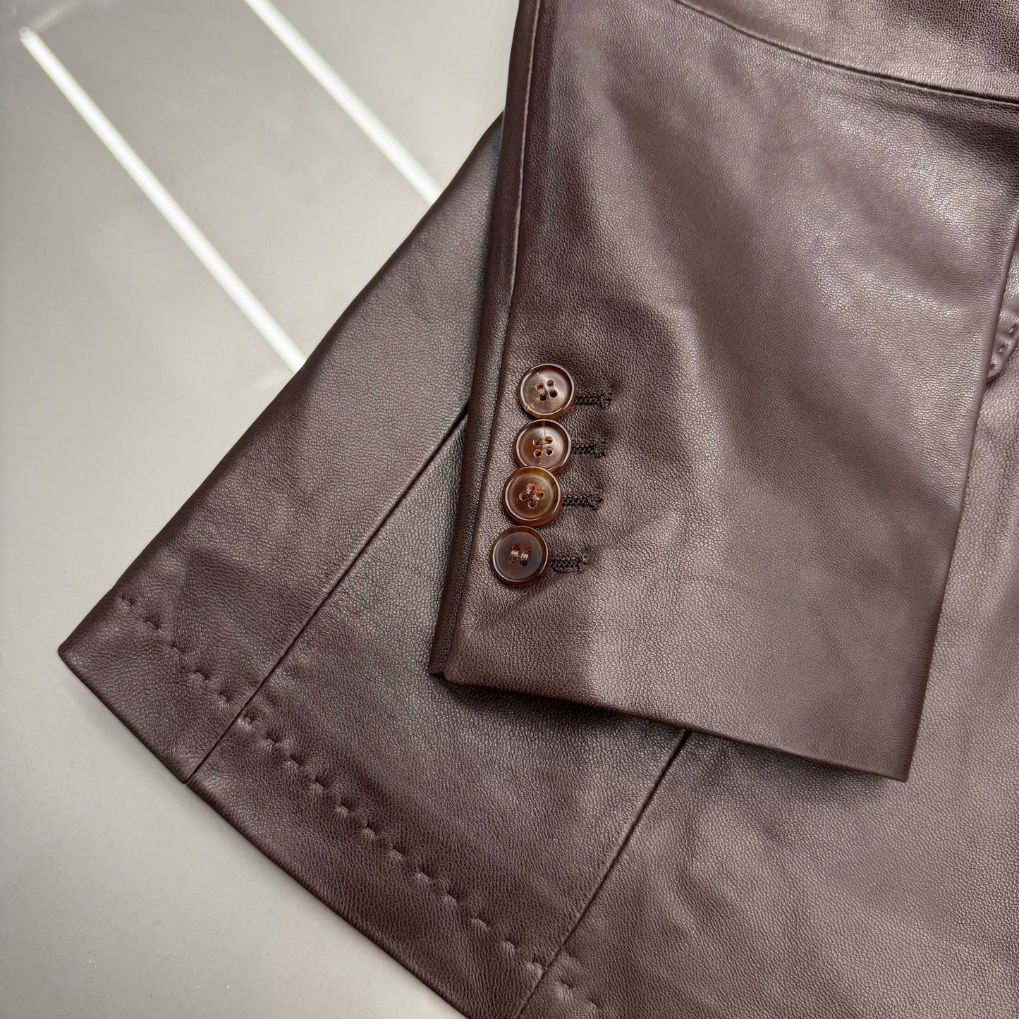 Leather Blazer