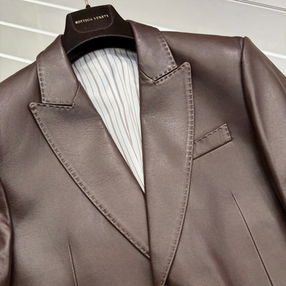 Leather Blazer