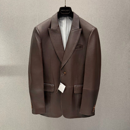 Leather Blazer