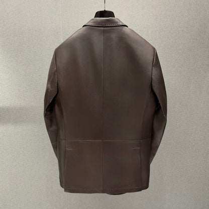 Leather Blazer