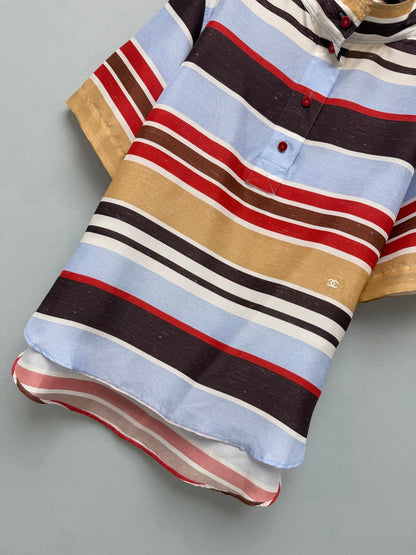 Silk Short sleeve shirt