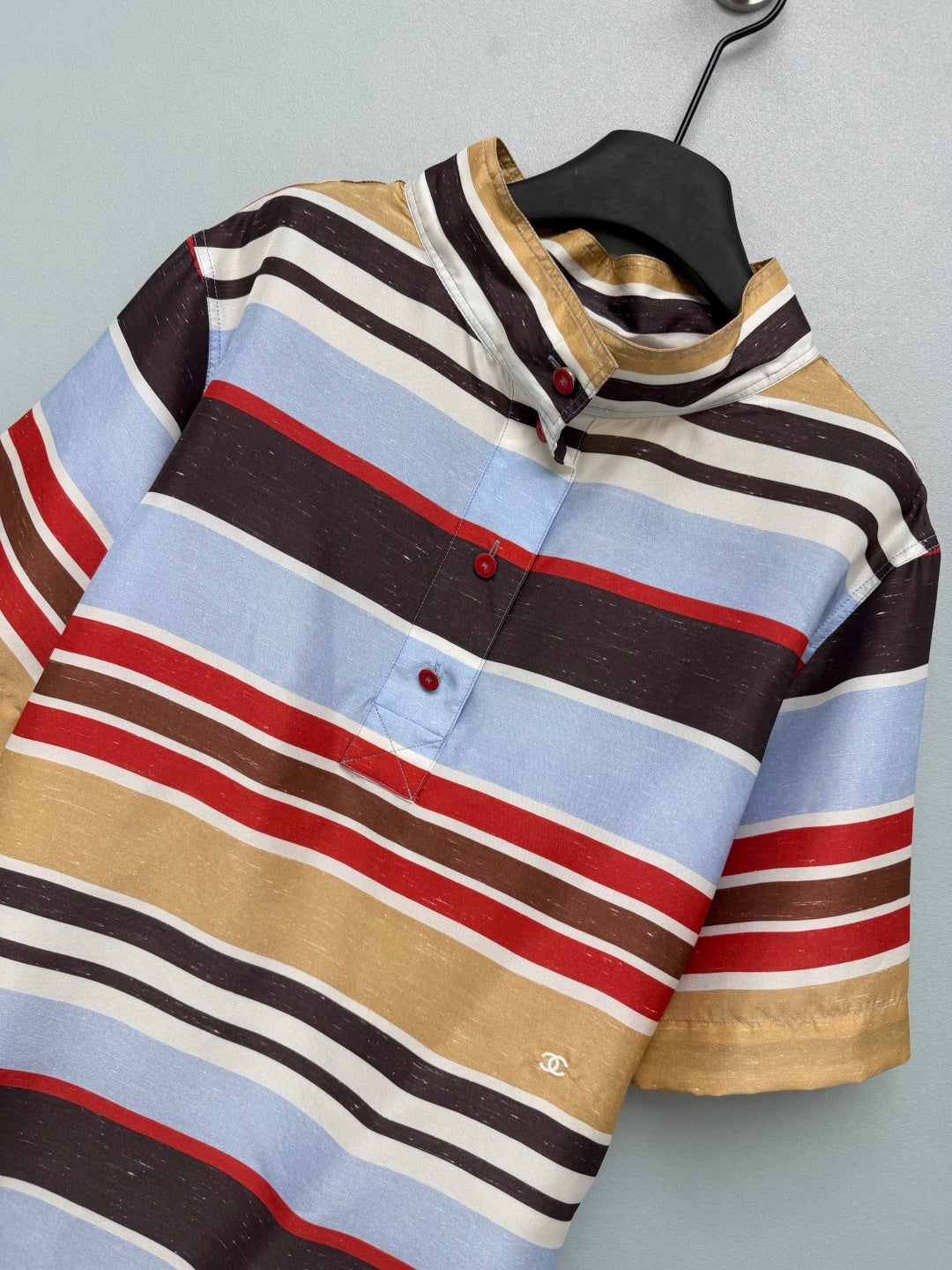 Silk Short sleeve shirt