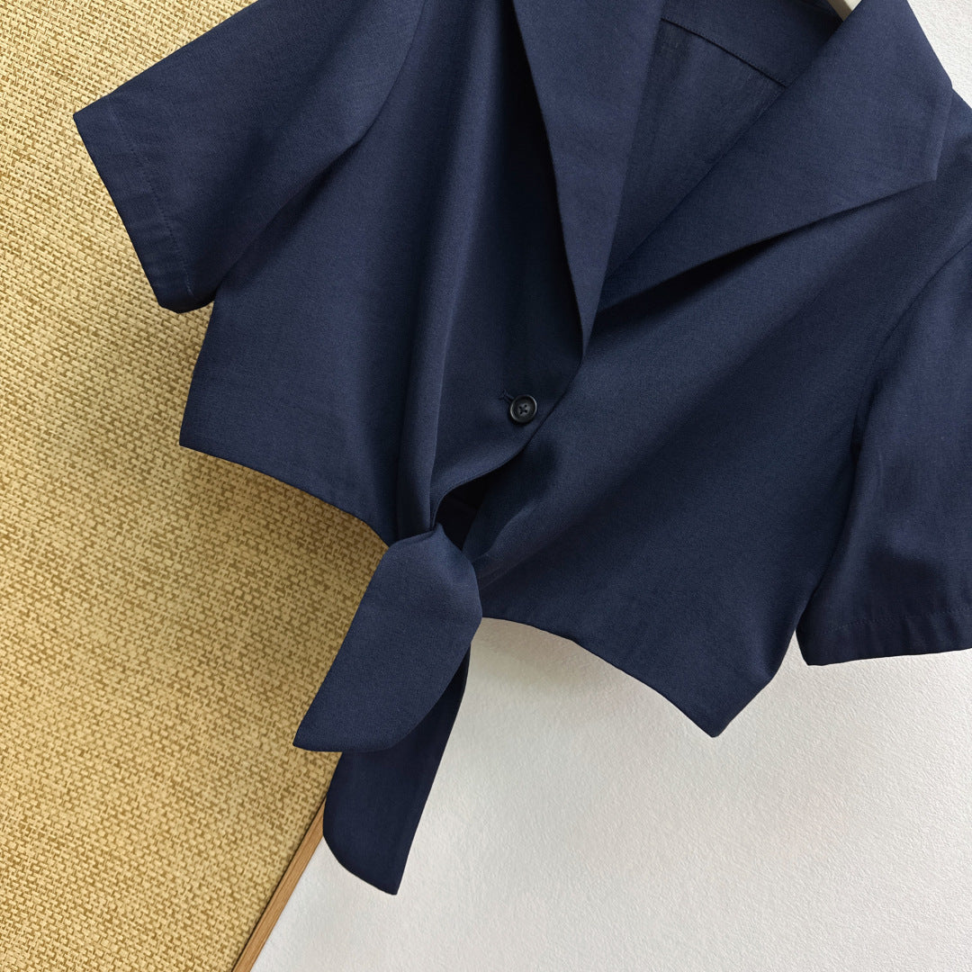 Short sleeve shirt+Skirt