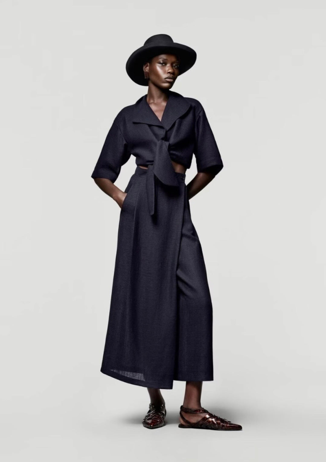 Short sleeve shirt+Skirt