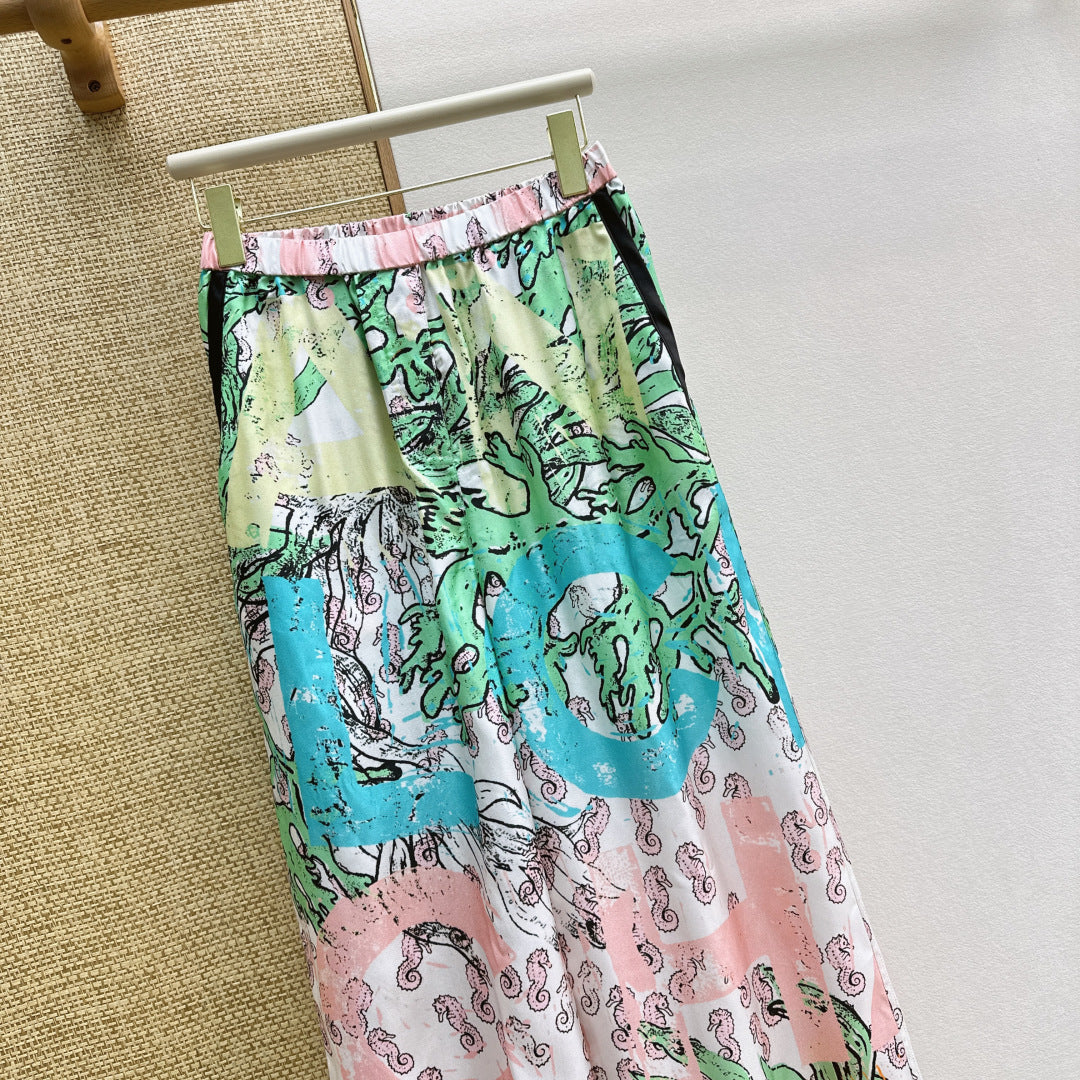 Silk Casual Pants