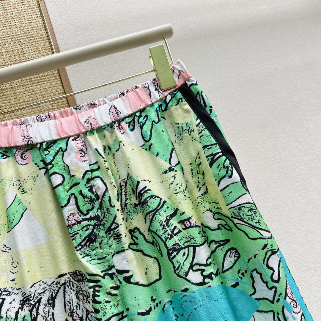 Silk Casual Pants