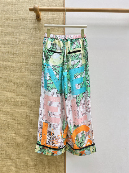 Silk Casual Pants