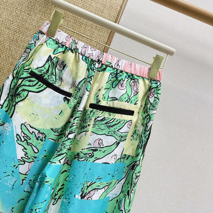 Silk Casual Pants
