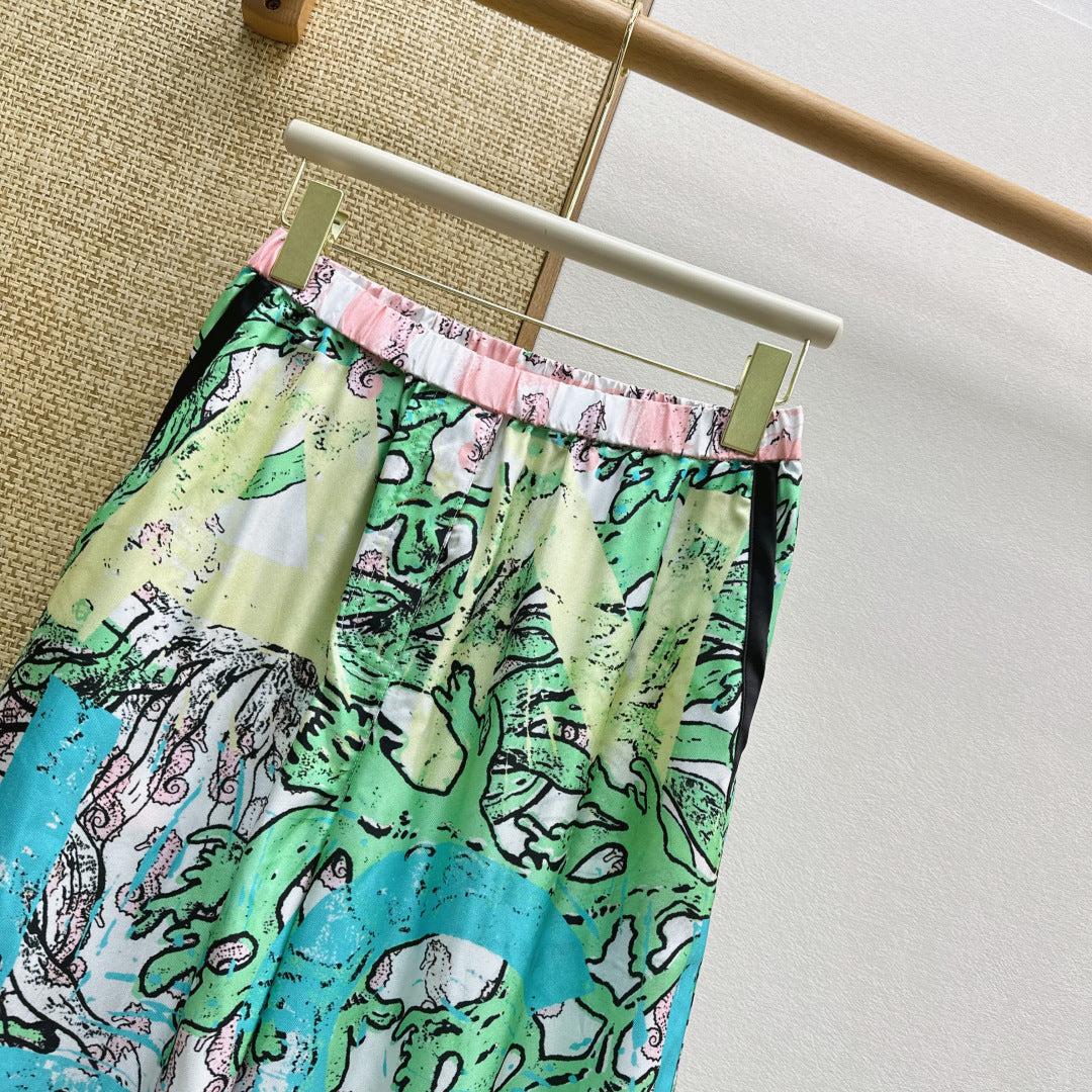 Silk Casual Pants