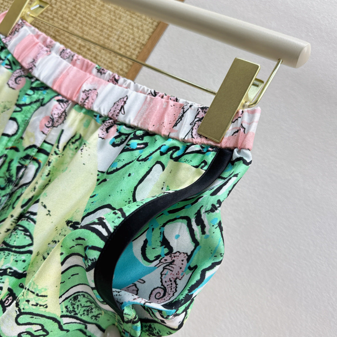 Silk Casual Pants