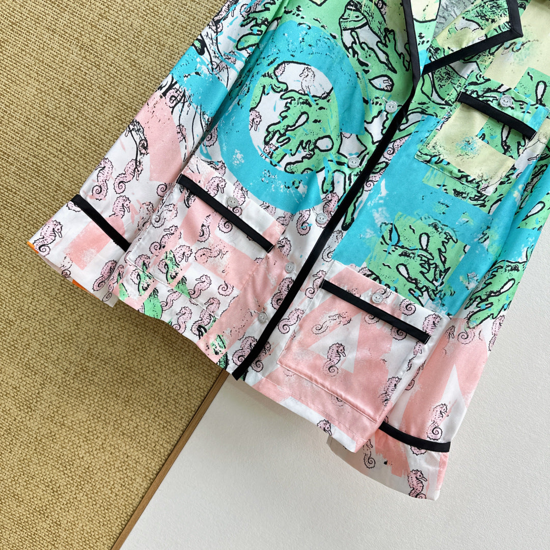 Silk Long sleeve shirt