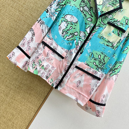 Silk Long sleeve shirt