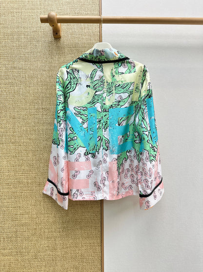 Silk Long sleeve shirt