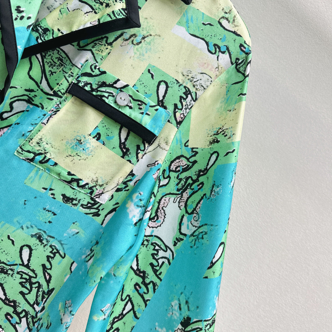 Silk Long sleeve shirt