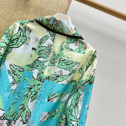 Silk Long sleeve shirt