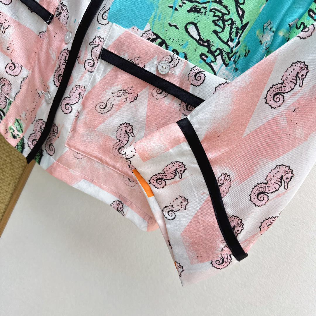 Silk Long sleeve shirt