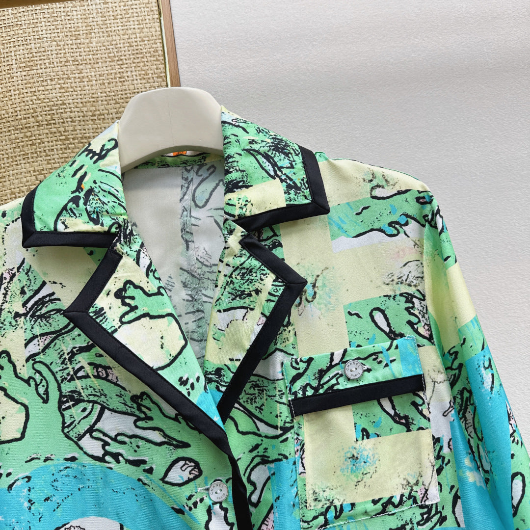 Silk Long sleeve shirt