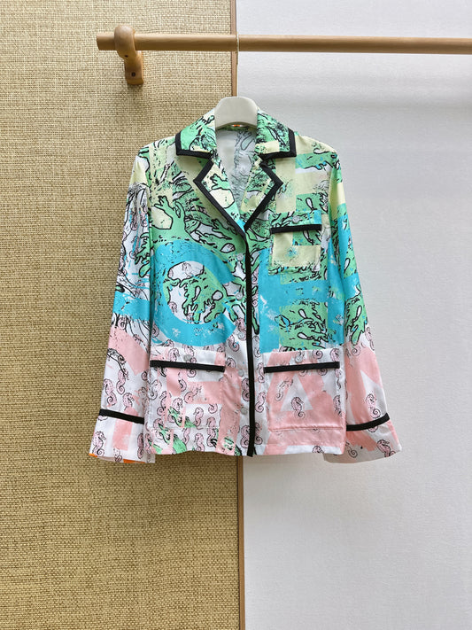 Silk Long sleeve shirt