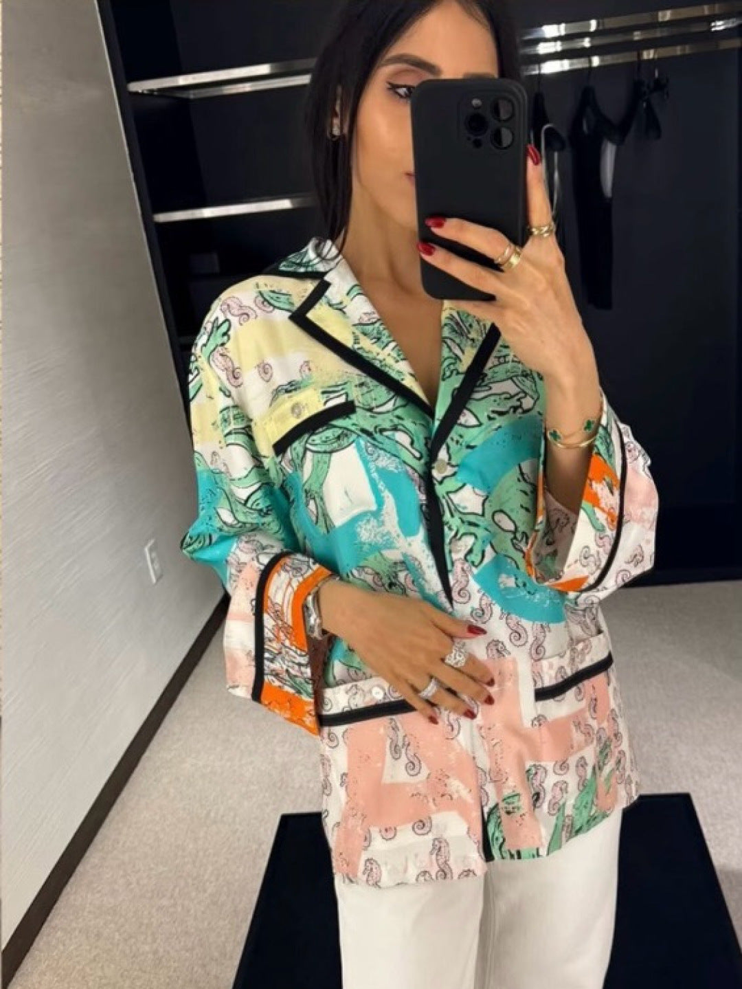 Silk Long sleeve shirt