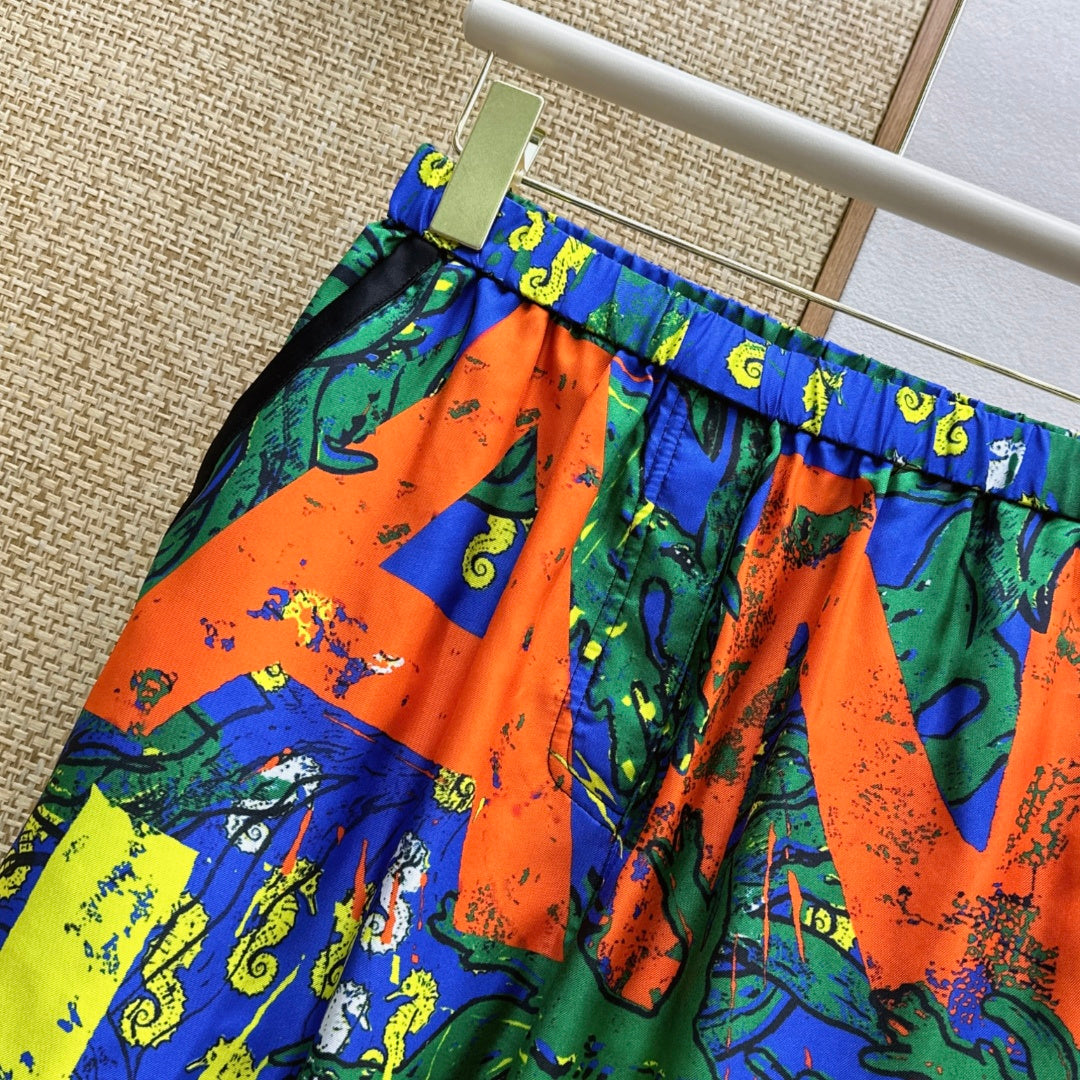 Silk Casual Pants