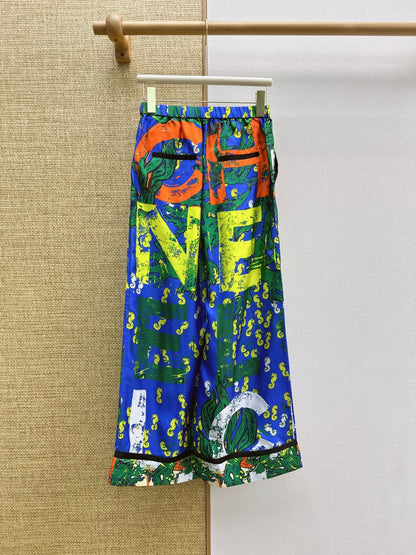 Silk Casual Pants