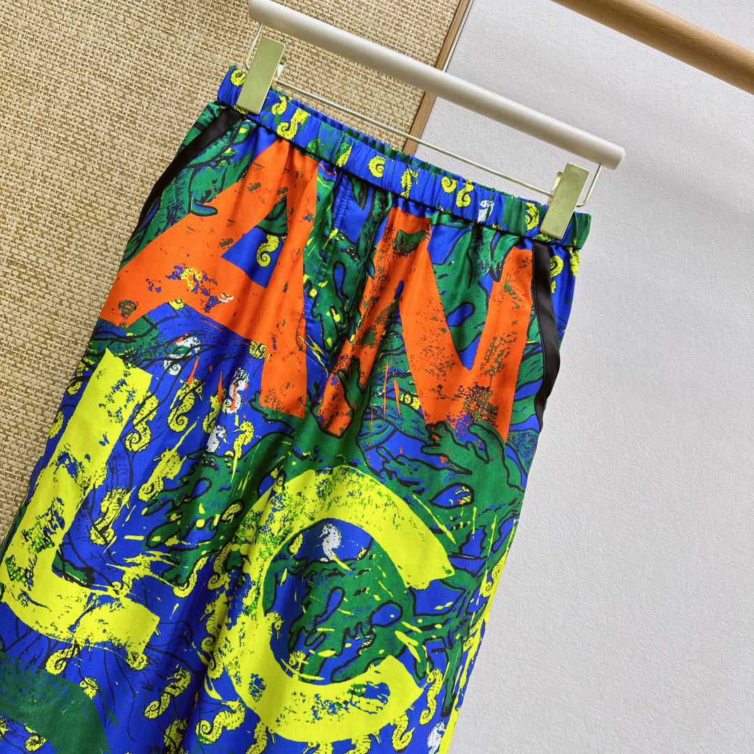 Silk Casual Pants